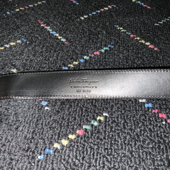 Salvatore Ferragamo unisex brown suede belt - Picture 4 of 8